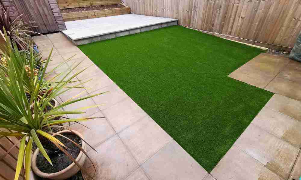 Artificial Grass Installation Plymouth - Back Garden - Jackson Landscaping Ltd