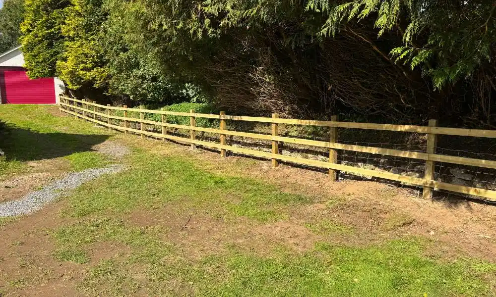 Fence Inspections Plymouth - Garden with Fence - Jackson Landscaping Ltd