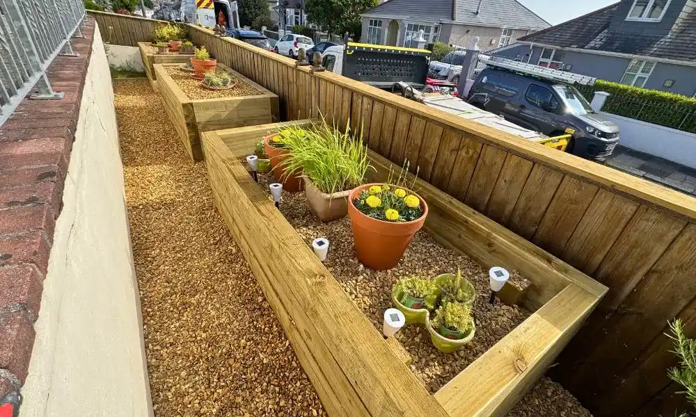Garden Design Plymouth - Planters - Jackson Landscaping Ltd