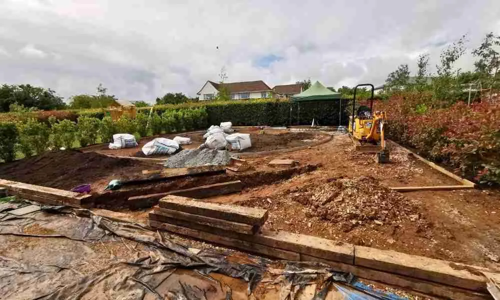 Garden Landscaping Plymouth - During the Project - Jackson Landscaping Ltd