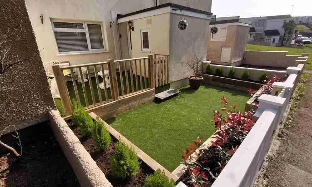 Gardeners Saltash - Back Garden Grass - Jackson Landscaping Ltd