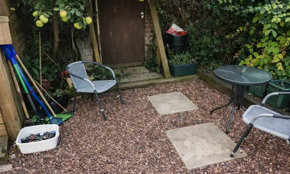 Gardening Plymouth - Back Patio - Jackson Landscaping Ltd