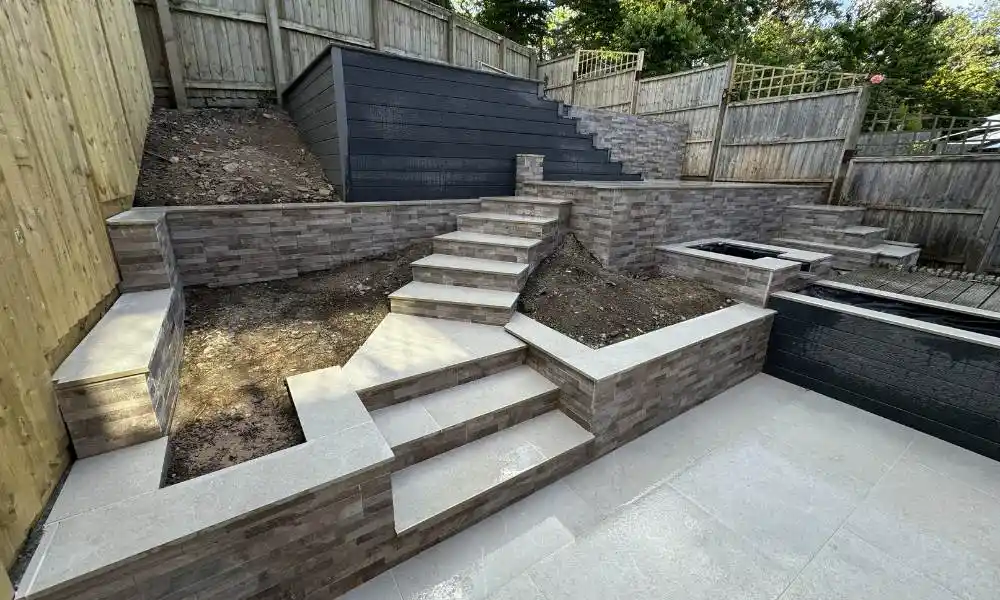 Landscaping Pricing - Multi Tiered Garden - Jackson Landscaping Ltd