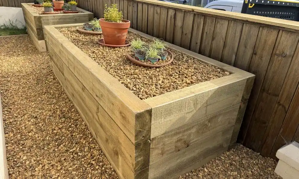 Landscaping Pricing - Wooden Raised Bed - Jackson Landscaping Ltd