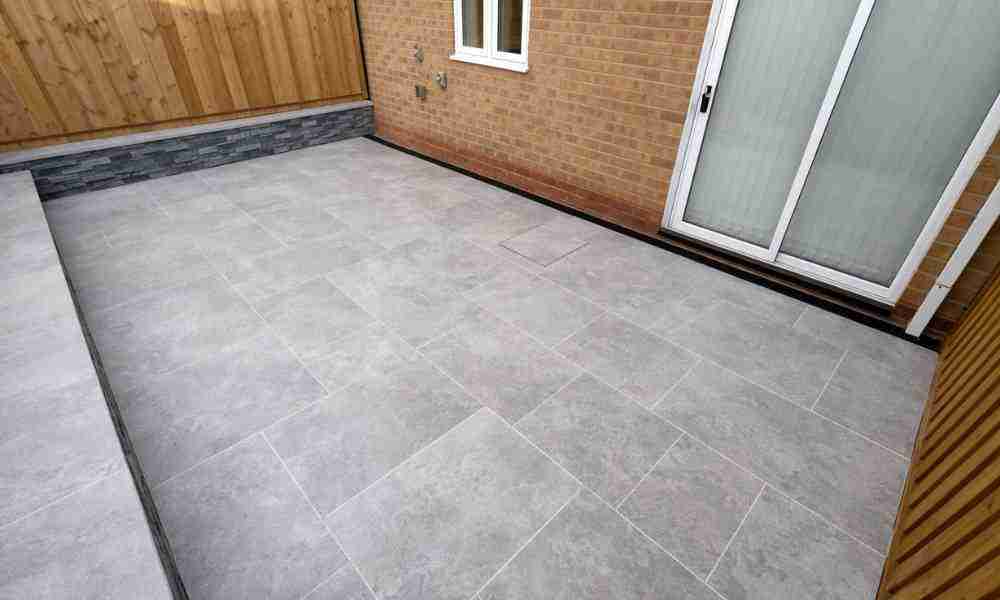 Landscaping Services Plymouth - Tiled Patio - Jackson Landscaping Ltd